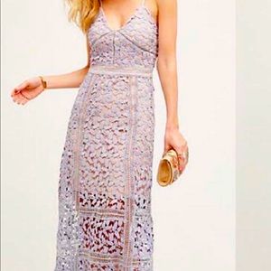Anthropologie Elliatt Lilac Lace dress